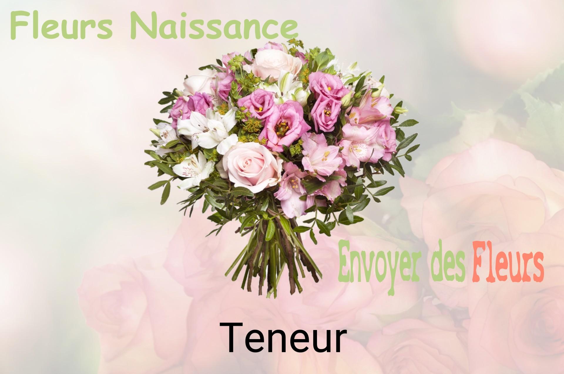 Bouquet de fleurs de naissance livré à Teneur